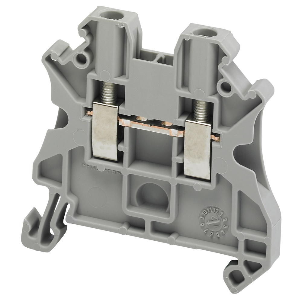Morsetto vite, 2pt, 2,5 mm² grigio