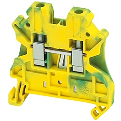 Morsetto vite, terra, 2pt, 4mm²