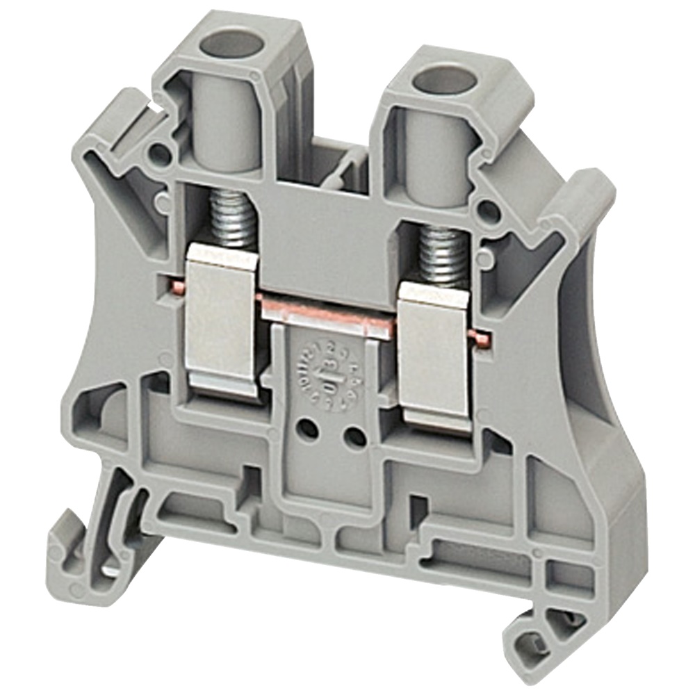 Morsetto vite, 2pt, 6mm² grigio