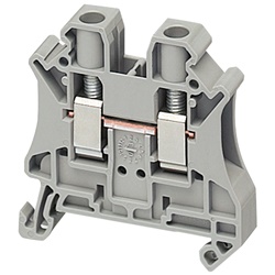 Morsetto vite, 2pt, 6mm² grigio