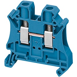 Morsetto vite, 2pt, 6 mm² blu