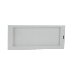 Piastra copertura grigio chiaro 500x150 mm polistirene per cassette PanelSeT PLM distribuzione modulare isolamento energetico