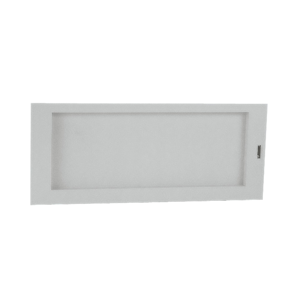 Piastra copertura grigio chiaro 800x150 mm polistirene per cassette PanelSeT PLM isolamento distribuzione modulare