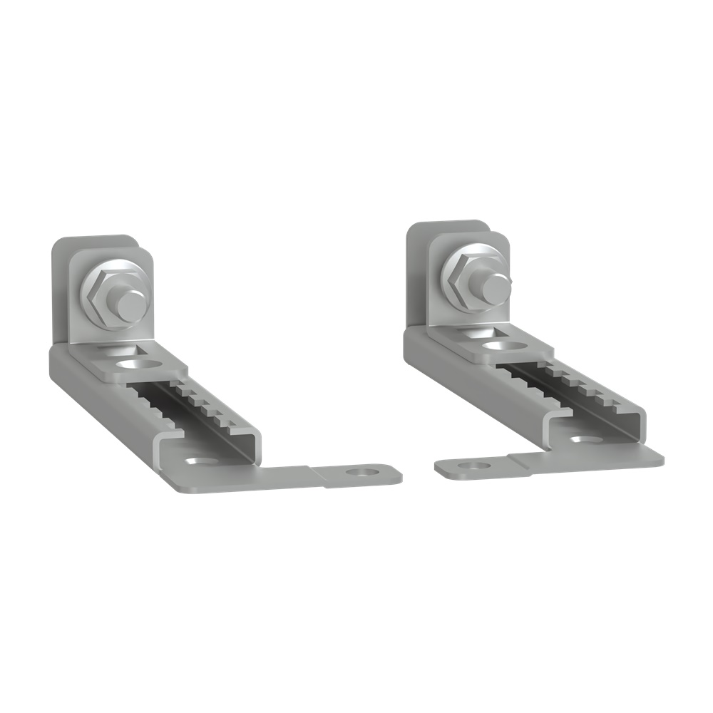 Guide scorrevoli acciaio zincato H200 set 4 pezzi per montaggio regolabile PLM 43/54 contenitori