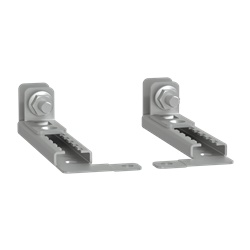 Guide scorrevoli acciaio zincato H200 set 4 pezzi per montaggio regolabile PLM 43/54 contenitori