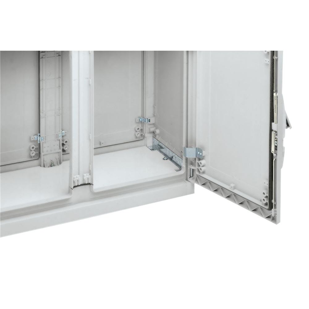Placca passacavi multifunzione 750x320 mm poliestere fibra vetro per cassette PanelSeT PLAZ/PLAZT RAL 7035