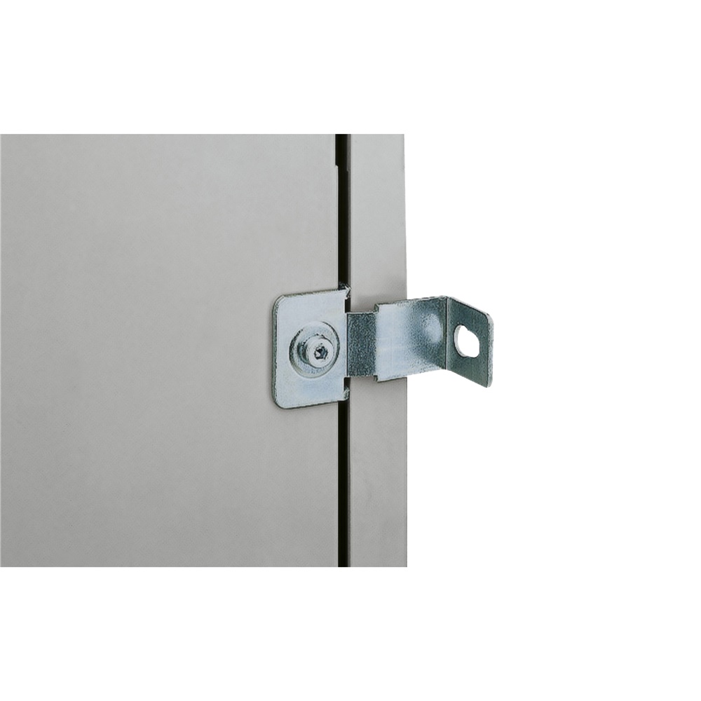 Staffe fissaggio a parete set 4 pezzi supporto montaggio elettrico