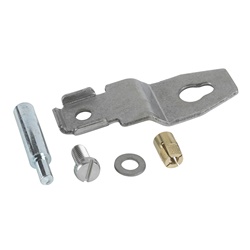 Staffa inox fissaggio parete 4 pezzi supporto armadio PLM multiuso robusto