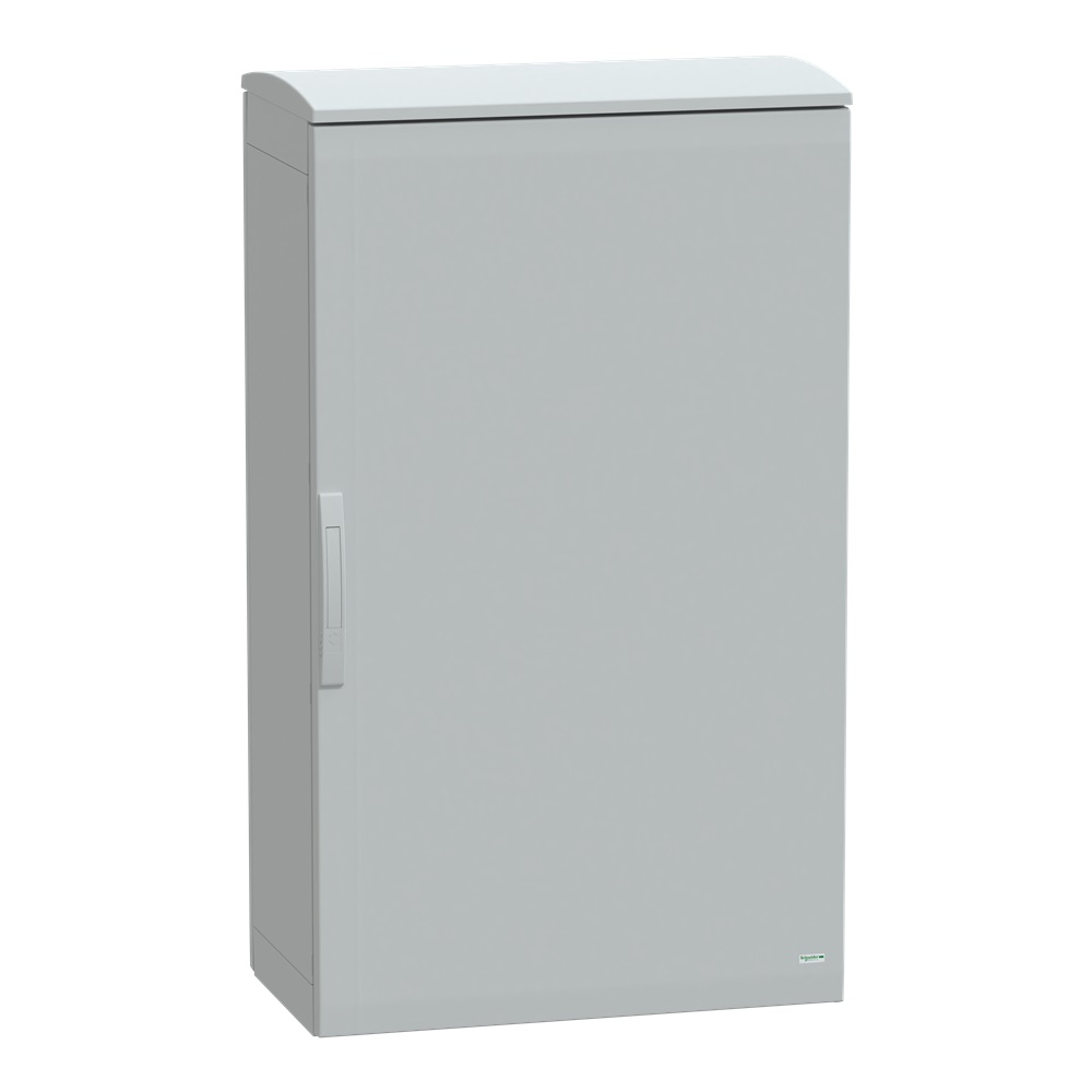 Armadio in poliestere, Thalassa PLA, porta piena, tetto ventilato, 1250x750x420mm, IP44, IK10