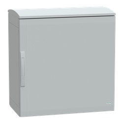 Armadio in poliestere, Thalassa PLA, porta piena, tetto ventilato, 750x750x420mm, IP44, IK10
