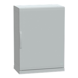 Armadio in poliestere, Thalassa PLA, porta piena, fondo aperto, 1000x750x420mm, IP54, IK10