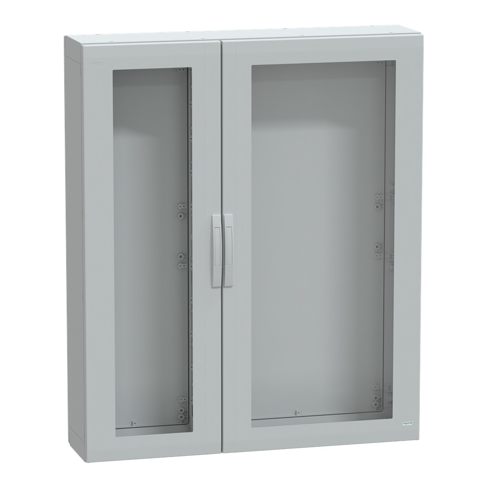 Armadio in poliestere, Thalassa PLA, porta trasparente, totalmente chiuso, 1500x1250x320mm, IP65, IK08