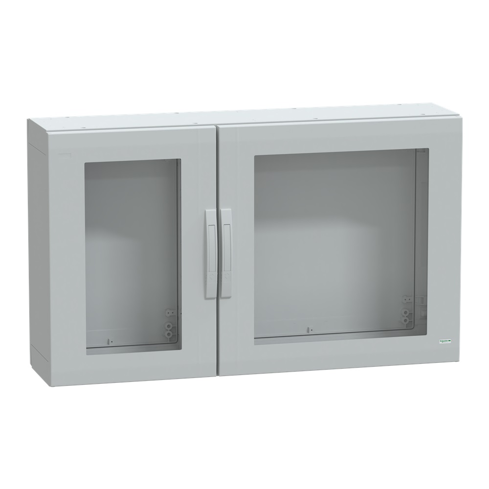 Armadio in poliestere, Thalassa PLA, porta trasparente, totalmente chiuso, 750x1250x320mm, IP65, IK08