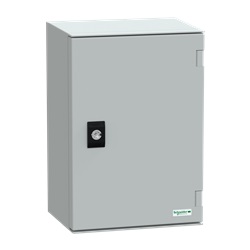 Cassetta in ABS + PC montata a parete, Thalassa PLM, porta piena, 310x215x160mm, IP66, IK10, RAL 7035