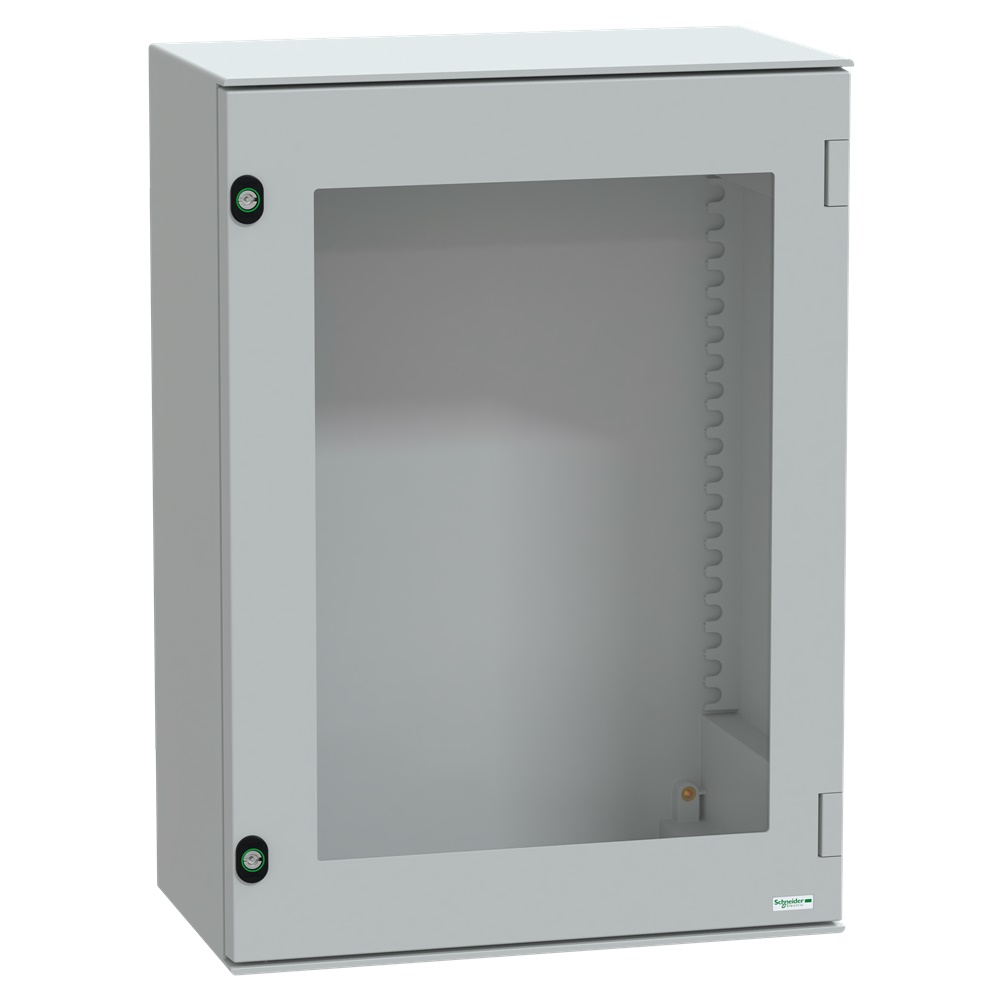 Contenitore elettrico poliestere rinforzato IP66 porta vetro temperato montaggio parete