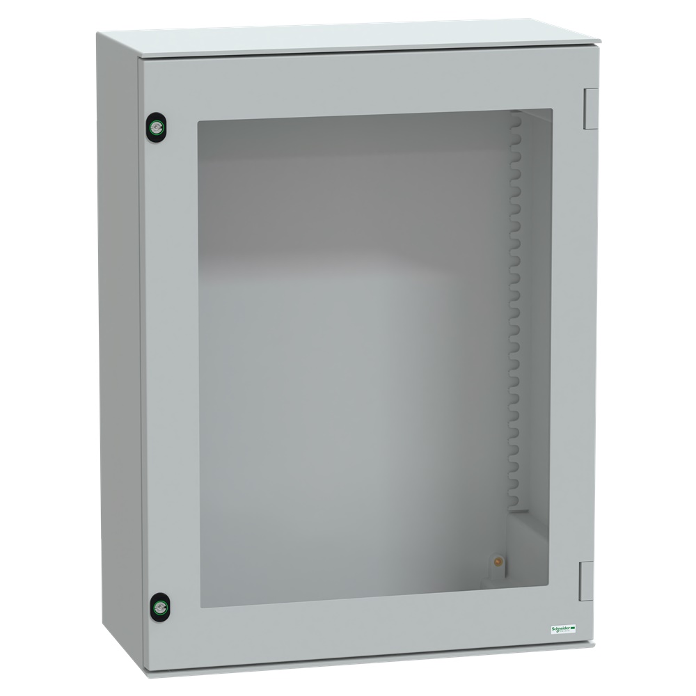 Contenitore elettrico poliestere IP66 IK08 porta vetro temperato montaggio parete