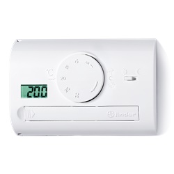 Termostato digitale bianco 1CO 5A batteria parete riscaldamento