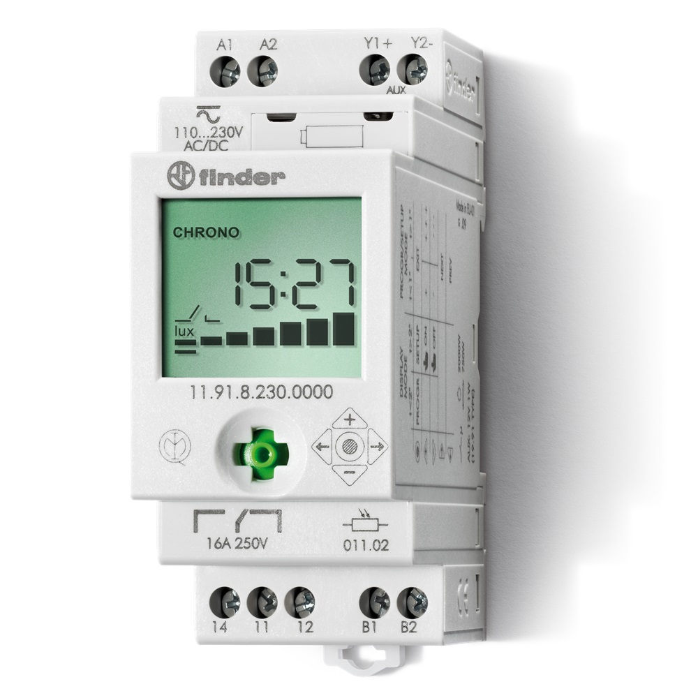 Relè crepuscolare modulare AC (50/60Hz) 230 V