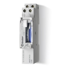 Orologio giornaliero elettromeccanico 17,5mm 1 canale 230V controllo temporizzato carichi elettrici