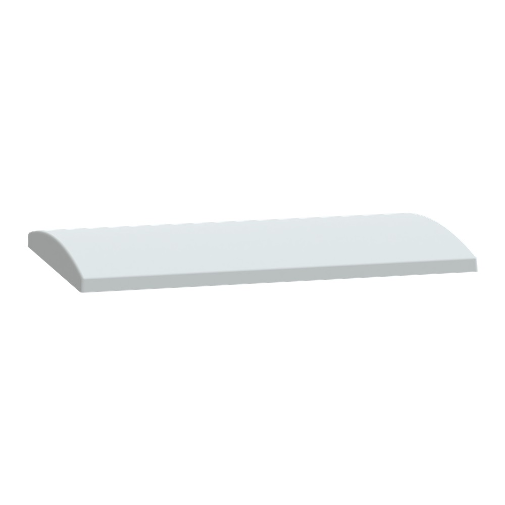 Tetto in poliestere per cassette e armadi PLA L500xP320 mm RAL 7035