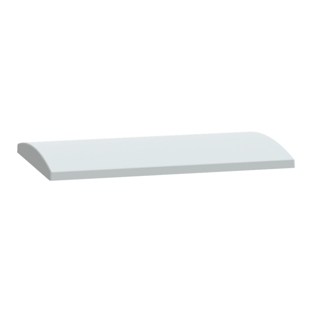 Tetto in poliestere per cassette e armadi PLA L500xP320 mm RAL 7035