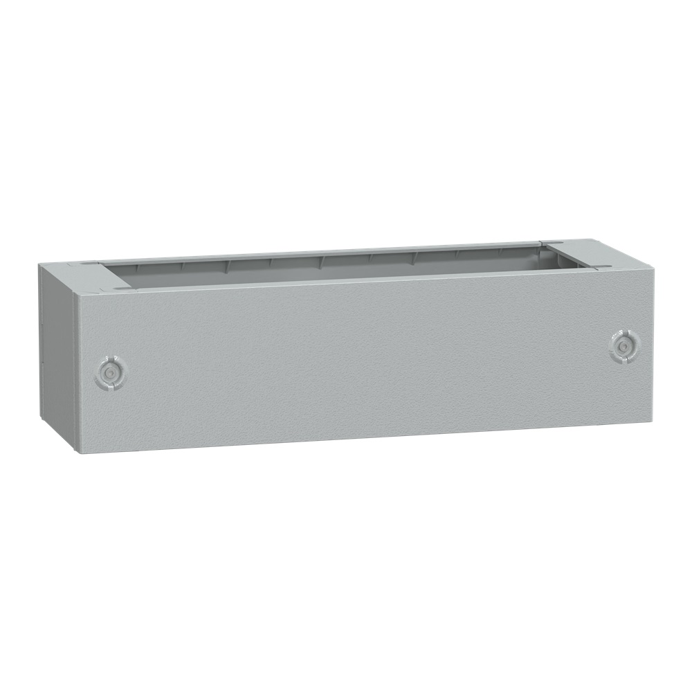 Zoccolo in poliestere tipo ZA per PLA/PLAT H200xL700xP320 RAL 7035