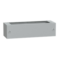 Zoccolo in poliestere tipo ZA per PLA/PLAT H200xL700xP320 RAL 7035