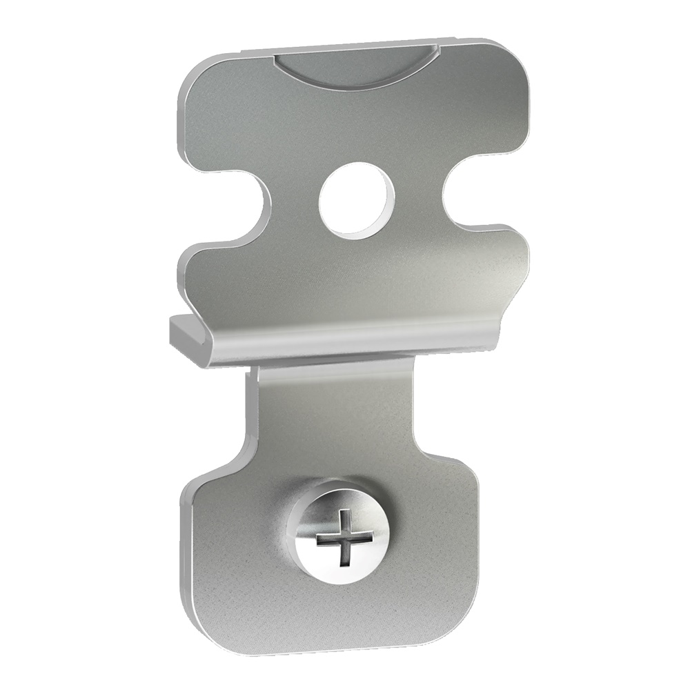 Staffe fissaggio inox 4 pezzi per quadri elettrici Spacial S3D PanelSeT S3D