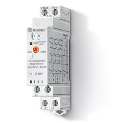 Master dimmer 17,5 mm 0-10V controllo luminosità impianti elettrici professionali e residenziali