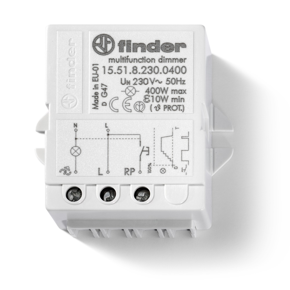 Dimmer pannello 400W universale incasso 230V IP20 controllo luminosità