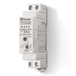 Dimmer DIN 17,5 mm universale LED/CFL/incandescenza 500W impianti elettrici