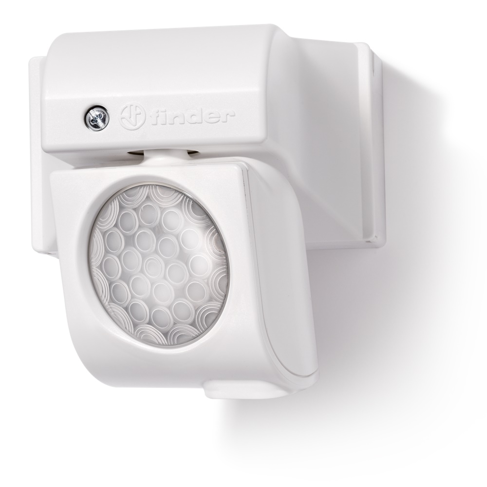 Rilevatore movimento infrarossi IP55 1NO 10A sensibilità regolabile esterno