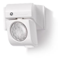 Rilevatore movimento infrarossi IP55 1NO 10A sensibilità regolabile esterno
