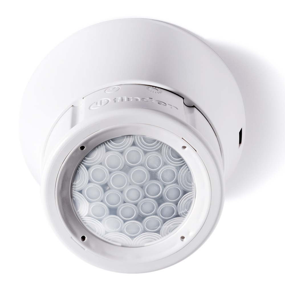 Rilevatore movimento IR soffitto 1NO 10A 350 lux interno