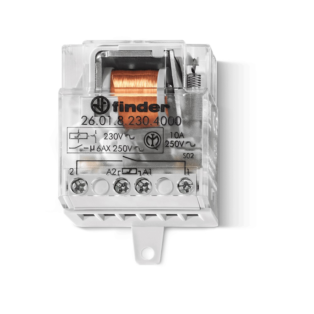 Relè ad impulsi pannello 1NO 10A AC 9.6-13.2V controllo impianti elettrici civili industriali