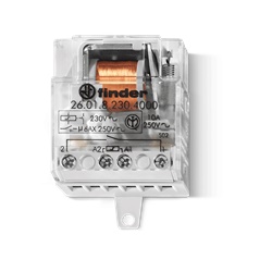 Relè ad impulsi pannello 1NO 10A montaggio incassato controllo circuiti 230V automazione
