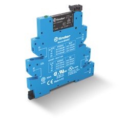 Interfaccia relè modulare MasterBASIC 1CO 6A 24V LED base per automazione impianti elettrici industriali