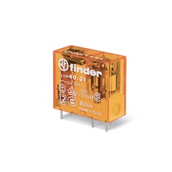 Mini relè 1 contatto 12A 24V DC controllo circuiti automazione