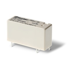 Mini relè per circuito stampato 1 contatto, 10 A DC sensibile 12 V AgCdO A prova di flussante (RT II)