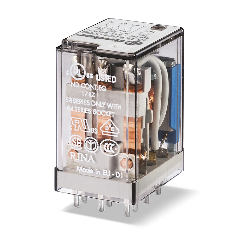 Relè industriale AC (50/60Hz) 230 V AgNi Standard 