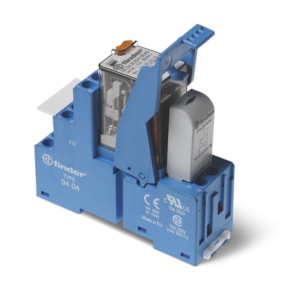 Interfaccia modulare a relè AC (50/60Hz) 48 V AgNi Standard per AC:  LED verde + Varistore 