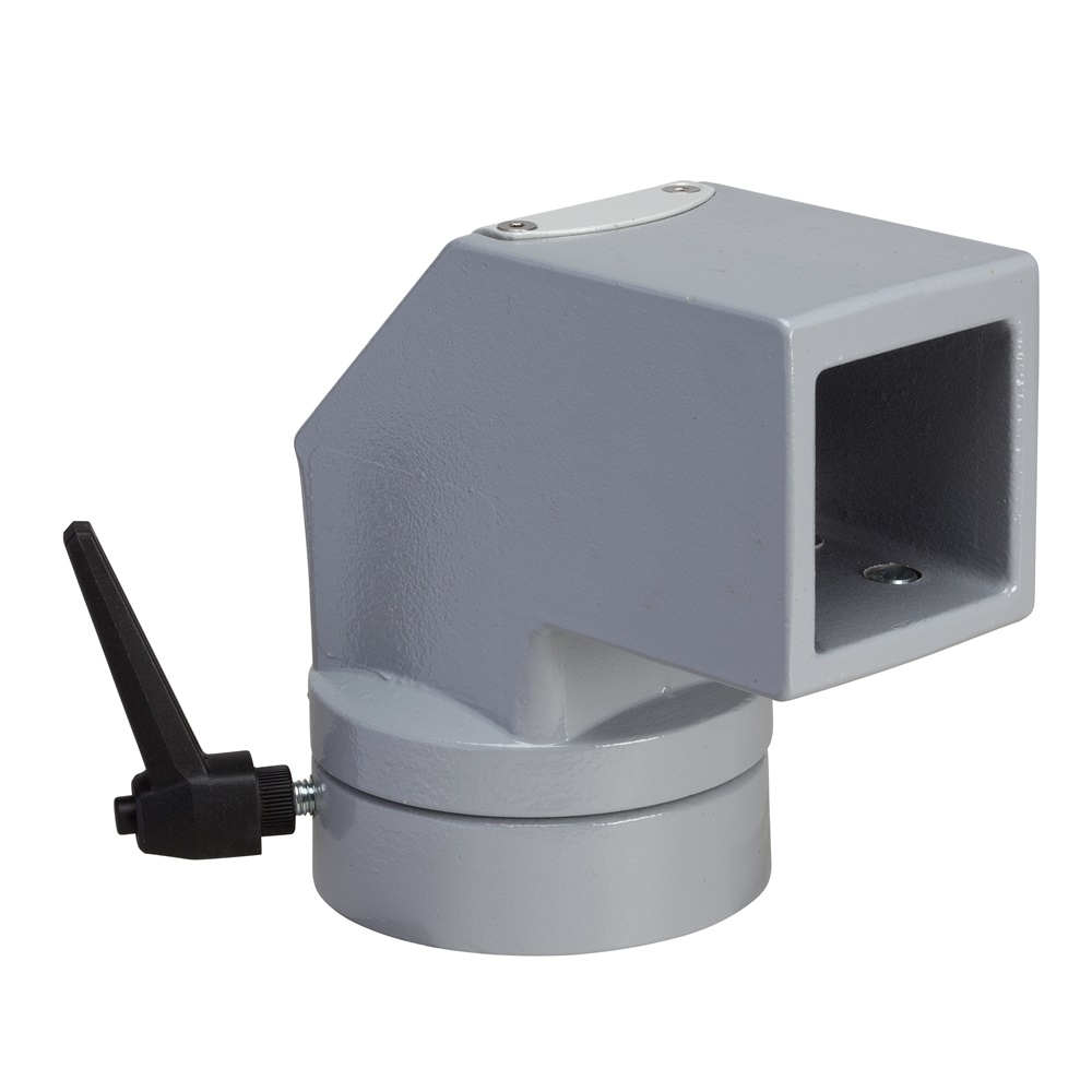 Fissaggio squadra girevole 50 mm alluminio grigio per contenitori orizzontale HMI Spacial S3CM