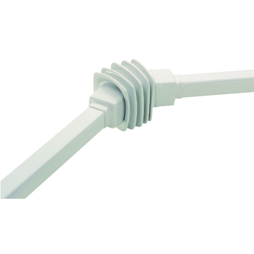 Snodo orizzontale 50 mm giunto tubo articolato per montaggio tra tubi quadrati applicazioni industriali