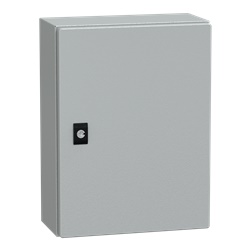 Cassetta compatta CRN 400x300x150 mm porta piena con serratura IP66 IK10 per montaggio a parete