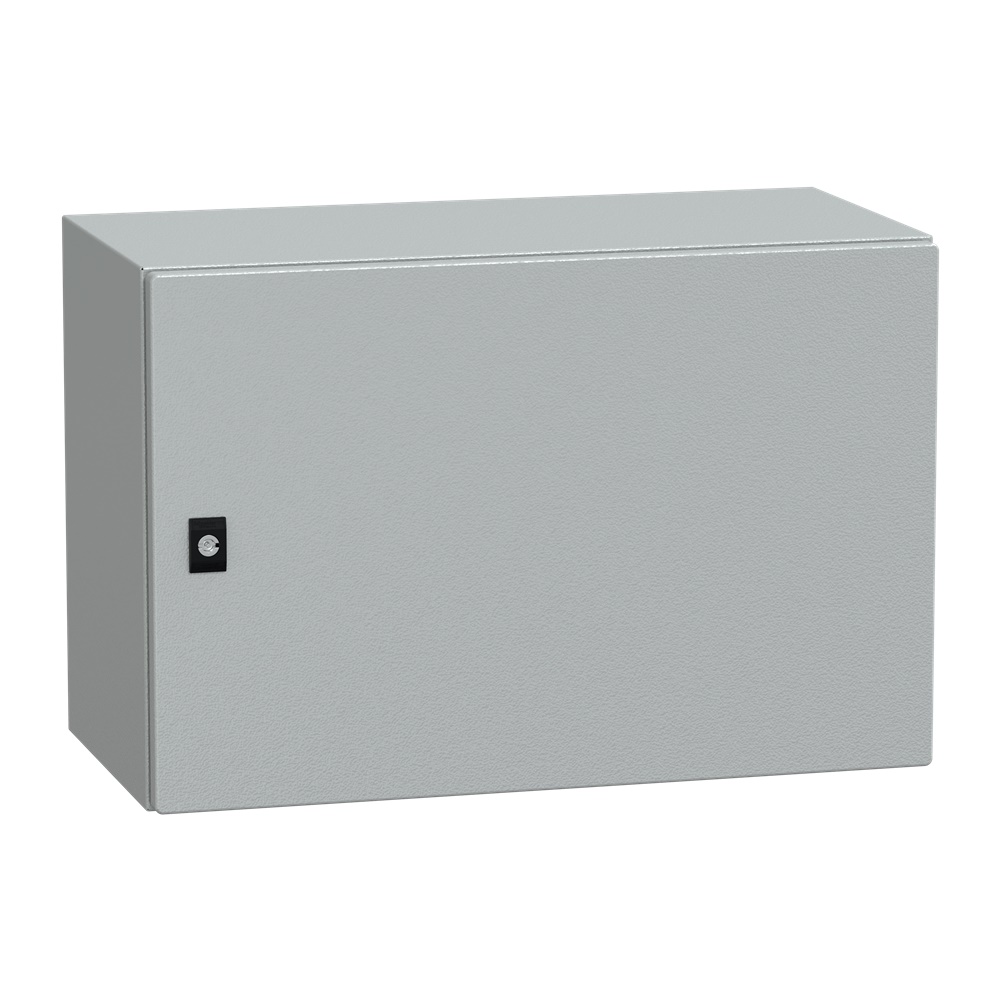 Cassetta acciaio PanelSeT CRN 400x600x300 porta piena IP66 IK08 montaggio parete grigio