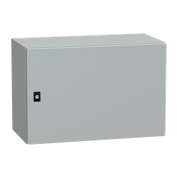 Cassetta acciaio PanelSeT CRN 400x600x300 porta piena IP66 IK08 montaggio parete grigio