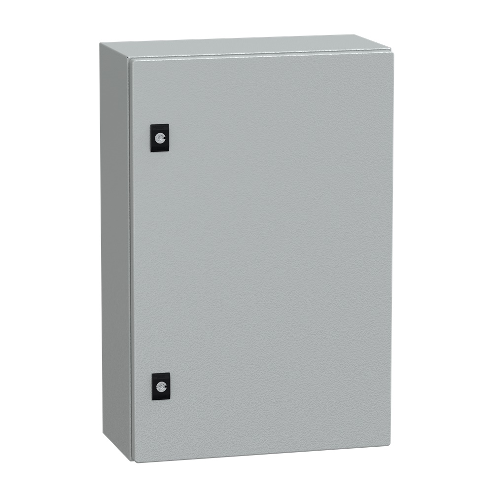 Cassetta acciaio PanelSeT CRN 600x400x200 mm porta piena protezione IP66 IK10 grigio RAL 7035
