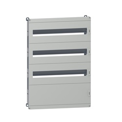 Telaio modulare DLM 66 moduli 700x500 mm acciaio grigio RAL 7035 per cassette elettriche montaggio a parete