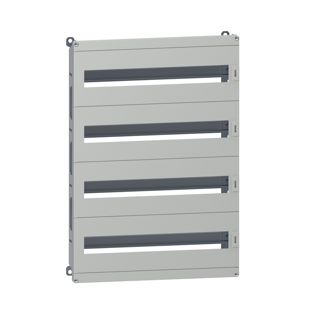 Telaio modulare DLM 88 moduli 700x500 mm acciaio grigio RAL7035 per armadi PanelSeT con guide DIN e protezione anticorrosione
