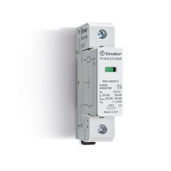 SPD Classe 2 Unipolare 1P 275VAC 20kA Montaggio DIN